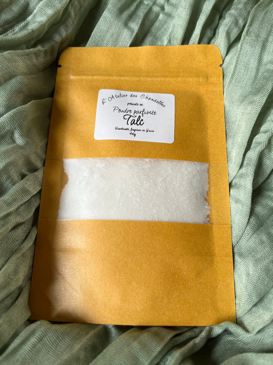 Poudre parfumée talc