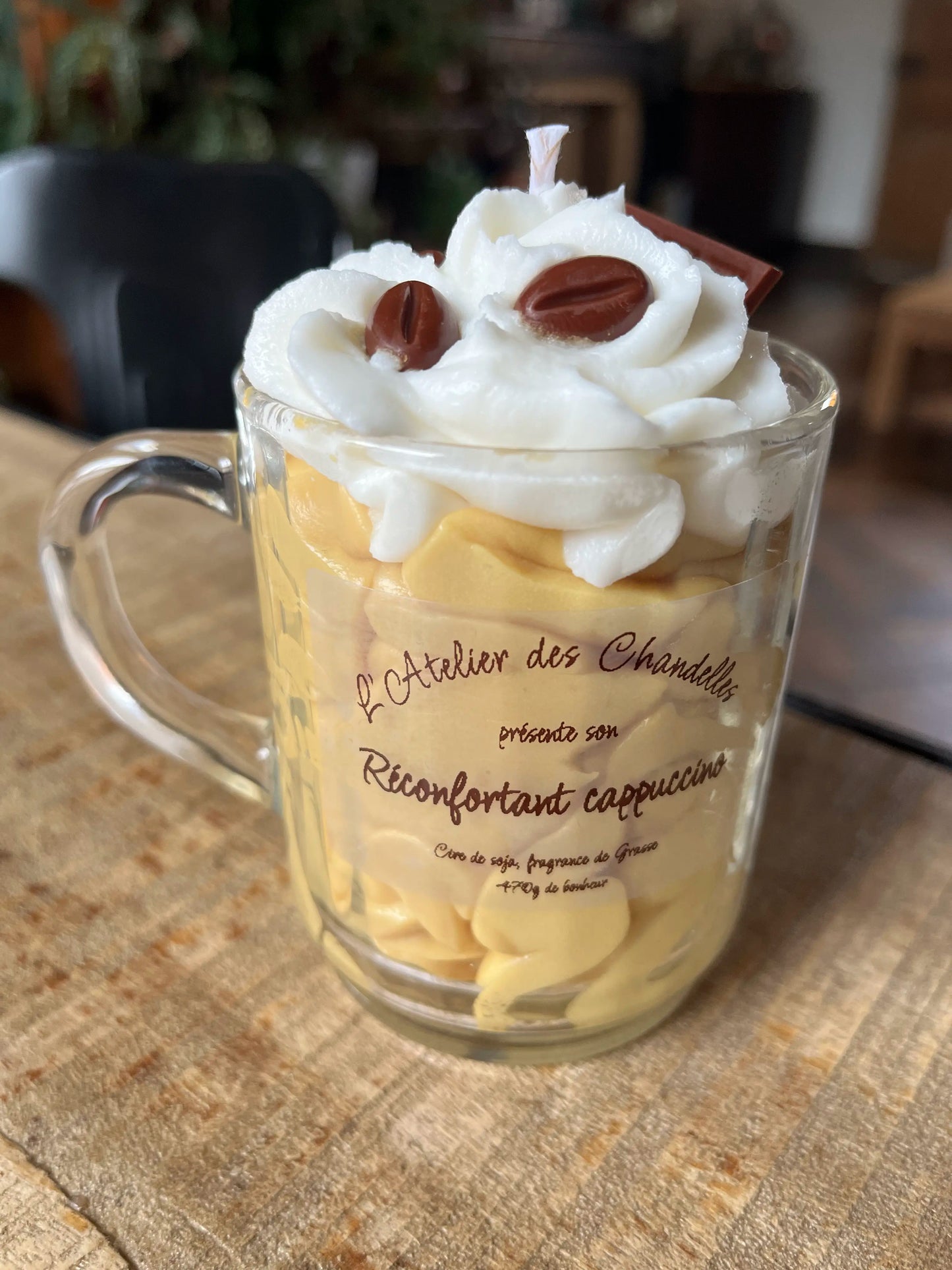 Réconfortant cappuccino