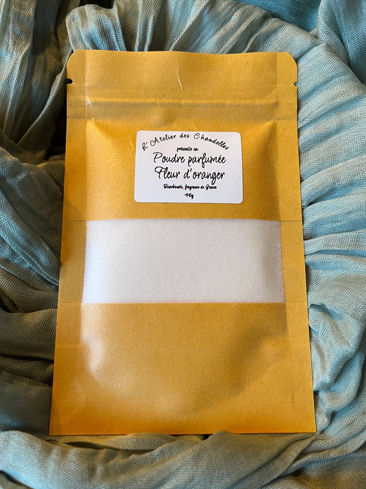 Poudre parfumée fleur d'oranger