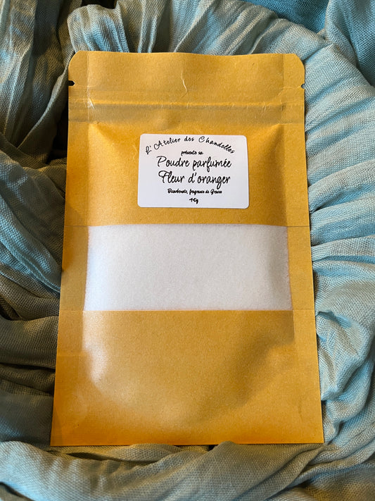 Poudre parfumée fleur d'oranger