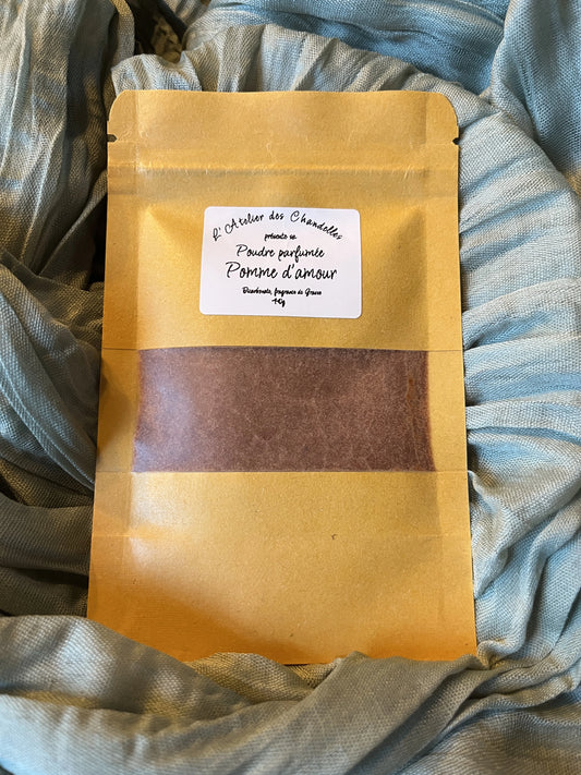 Poudre parfumée pomme d'amour